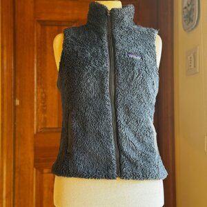 Patagonia Women's Los Gatos Fleece Vest; Sunken Blue, M, EUC